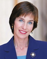 Former Apple general counsel Nancy Heinen.