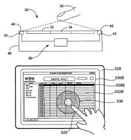 Apple Touch Patent Drawing