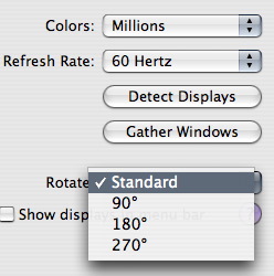 Rotate your display in Tiger - Ars Technica