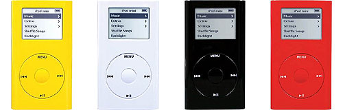 Obnoxiously colored iPod Minis - Ars Technica