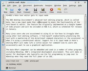 kate for mac text editor