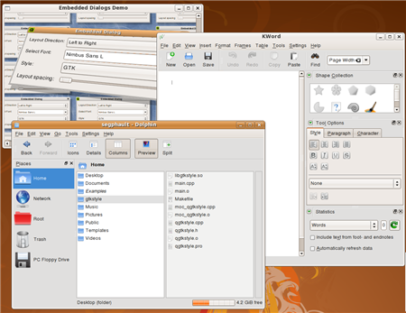 QGtkStyle makes KDE apps fit in with GNOME - Ars Technica