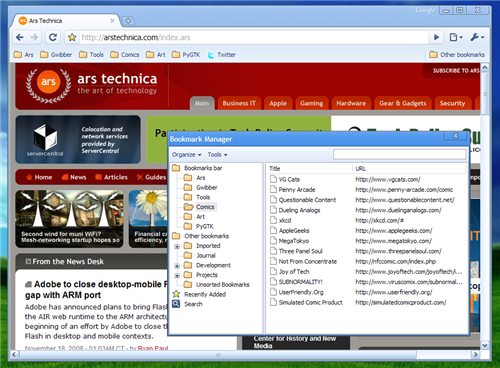 Google polishes Chrome with new features - Ars Technica