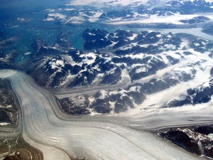A Glacier in Greenland