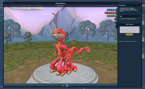 spore creature creator 2d online game