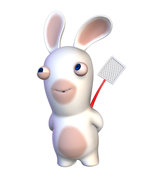 Rayman: Raving Rabbids ad sells both the game and the Wii itself