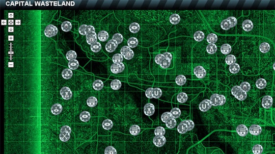 Fallout 3 Capital Wasteland NW Map Map for Xbox 360 by jekoln - GameFAQs