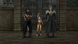 The characters and combat of CRISIS CORE –FINAL FANTASY VII