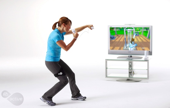 Nintendo Wii - EA Sports Active (Game + Resistance Band + Leg Strap) ```NEW  ```