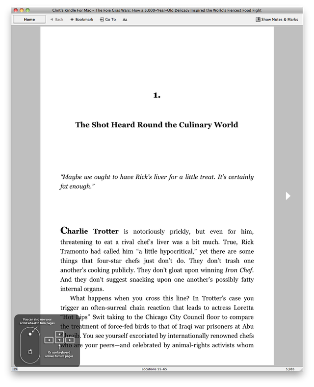 kindle for mac/pc application