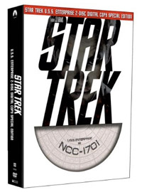 Target exclusive 2-disc DVD with USS Enterprise model