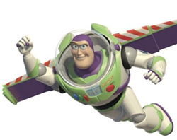 buzz lightyear flying png