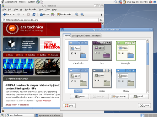 GNOME 2.20 officially released | Ars Technica