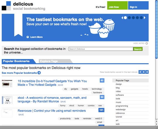 Hands on: Delicious 2 cleans up social bookmarking | Ars Technica