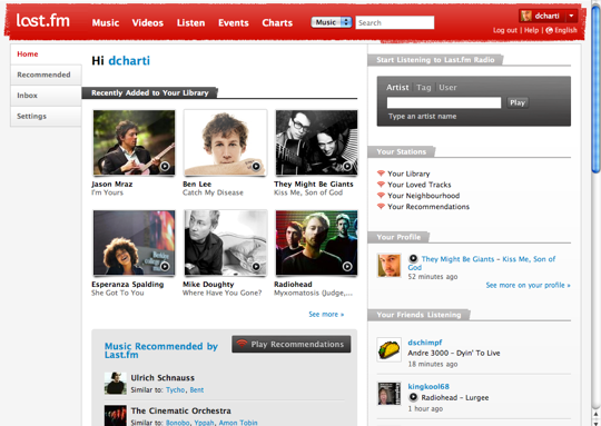 Last.fm – the Blog