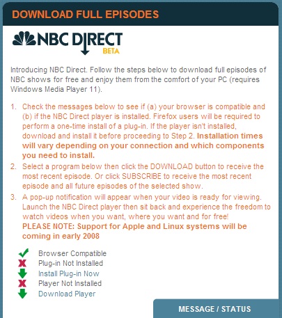 how do credits work on nbc app