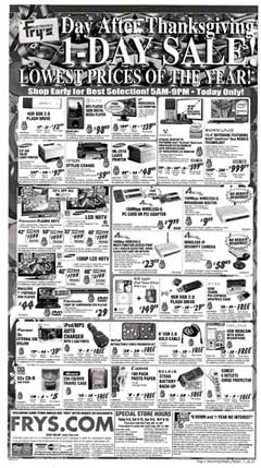 Frys black friday clearance
