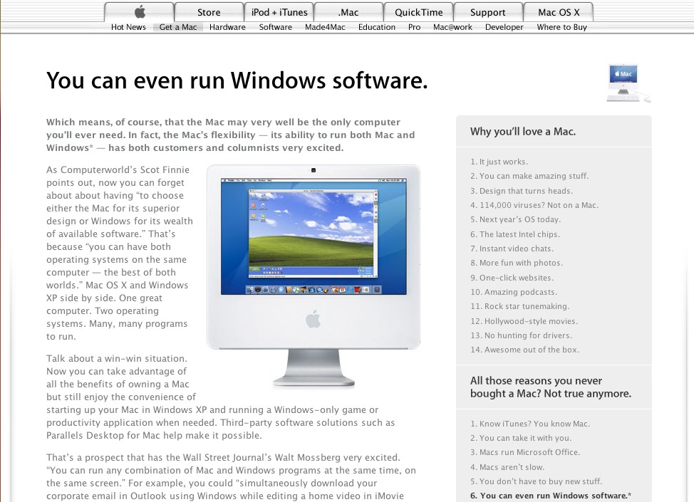 which windows version is best for mac parallels