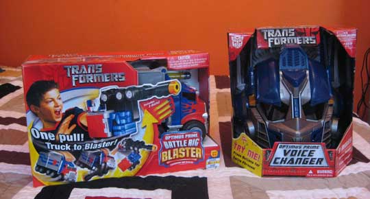 optimus movie toys