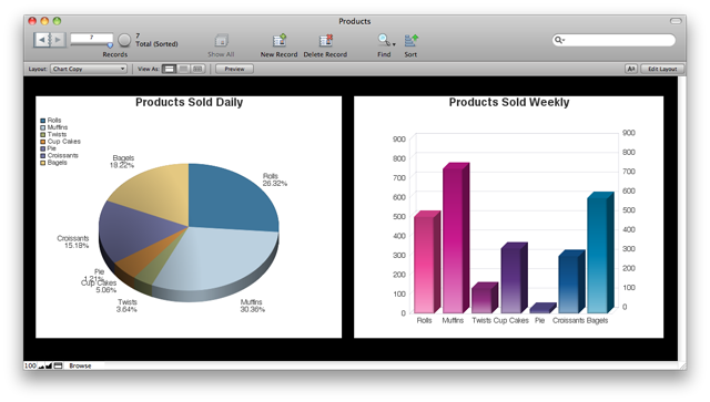 filemaker pro 11 resorting