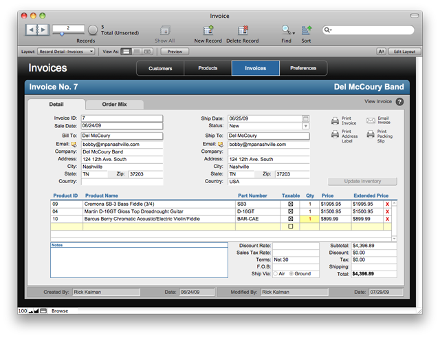 download filemaker pro 11 sample file database