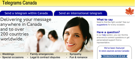 Telegrams Canada