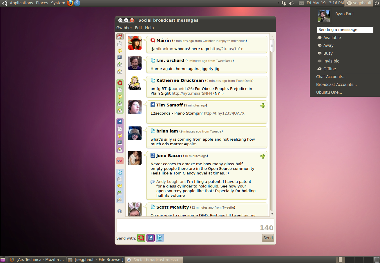 Ubuntu 10.04 beta 1 is looking good, less brown - Ars Technica