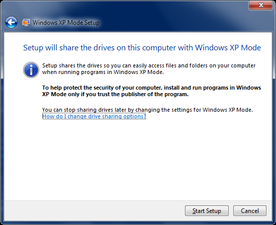 how to access windows xp mode windows 7