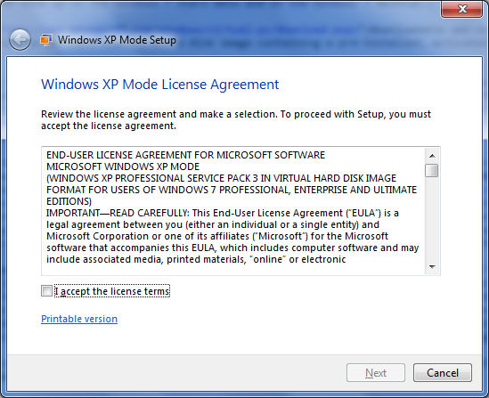 windows xp mode windows 7 32 bit upgrade