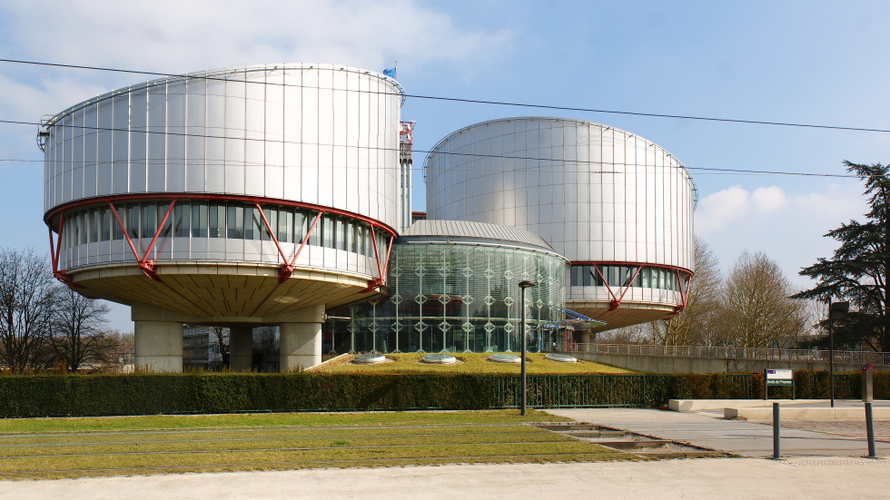 The European Court of Human Rights in Strasbourg.