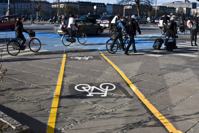 A desire line in Copenhagen made permanent