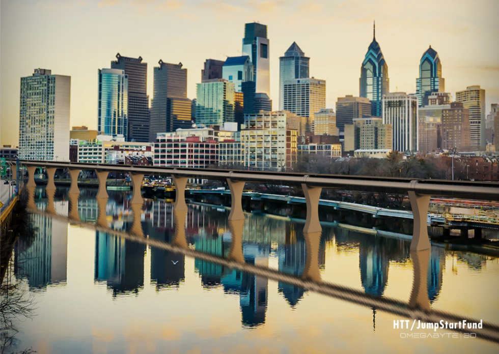 Hyperloop concept art (Philadelphia)