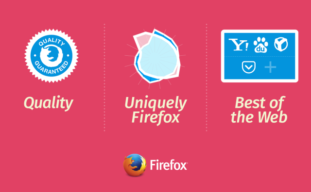 The Three Pillars of Firefox development.