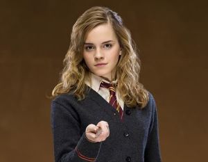 Emma Watson as Hermione Granger.