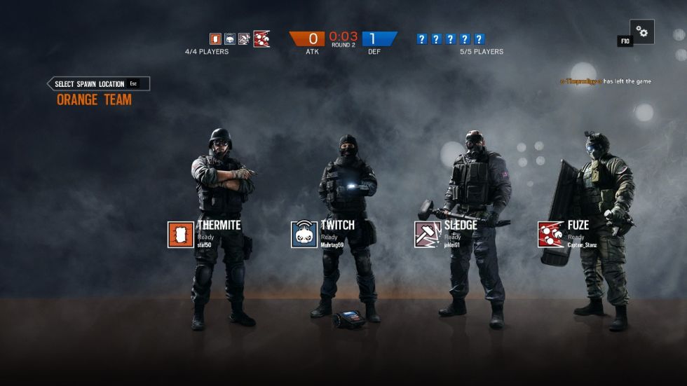 This screen shows an all-too-common sight in ranked multiplayer, which is one player leaving after the team loses a single round. The punishments for this are nowhere near severe enough.