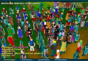 Early versions of <em>RuneScape</em> looked like a fantasy-themed version of <em>The Sims</em>.