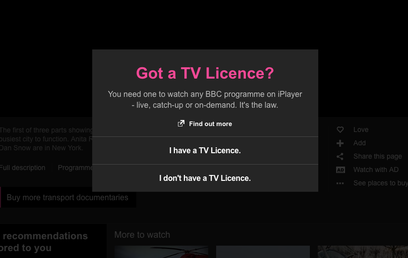 iPlayer viewers must have TV licence but BBC can t track online