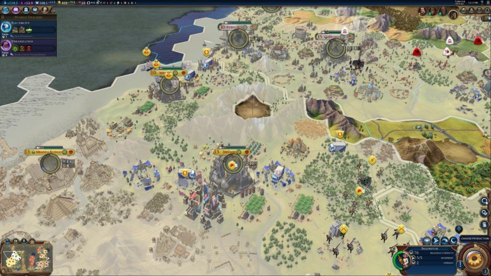 civ 5 map editor religion