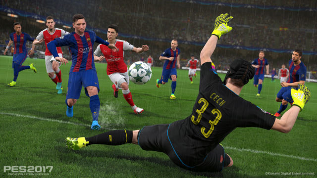 How does Pro Evolution Soccer 2017 monetise on mobile?