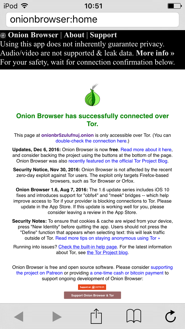 tor project for ios