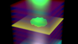 A slightly more mundane simulated pic of what a Bose-Einstein condensate actually looks like.