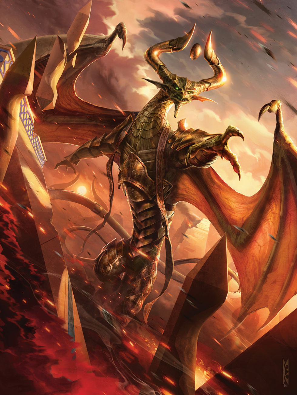 Elder dragon planeswalker deity Nicol Bolas is here, and he's going to royally ruin your day.