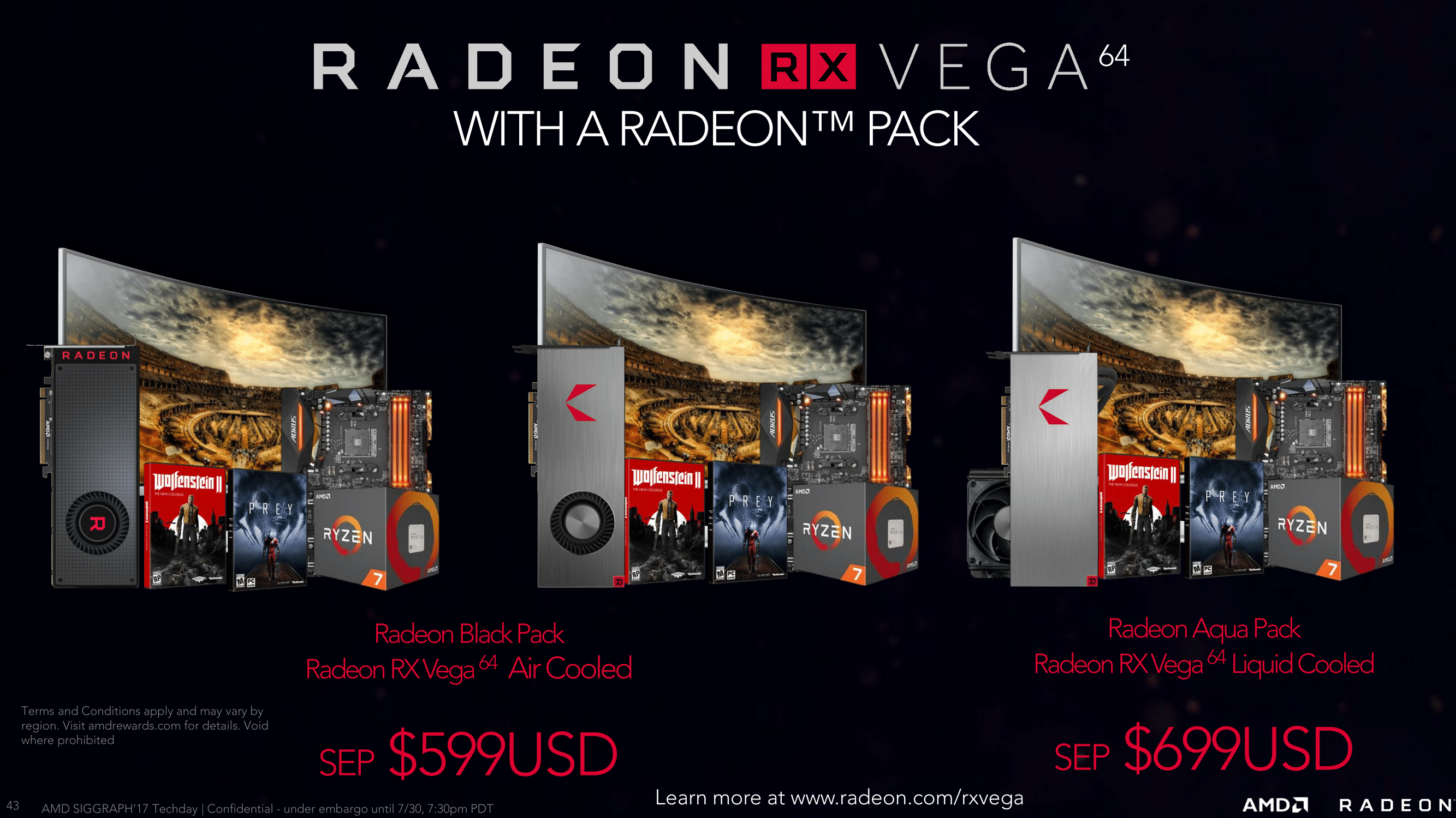 RX Vega 64 and RX Vega 56 AMD will trade blows with GTX 1080 for 499 Ars Technica