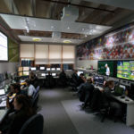 The first of Wimbledon's tech bunkers, operated by IBM. This is the data ingestion room. For more data on the IBM tech bunker, read our story from a couple of years ago.