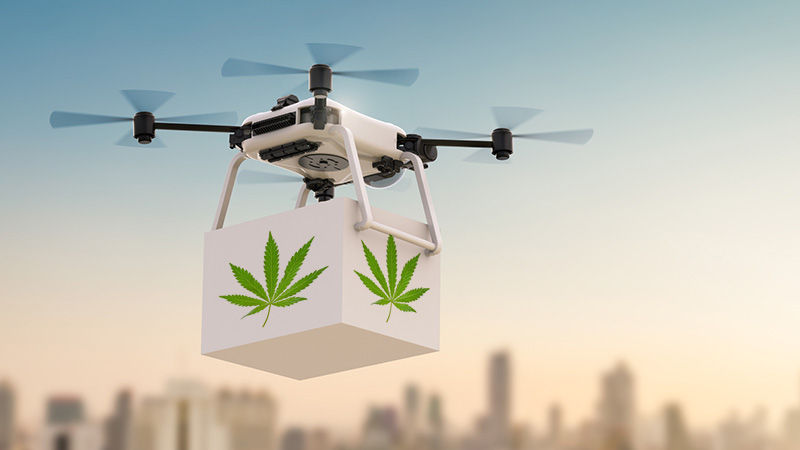 One things drones won't be delivering in California: marijuana